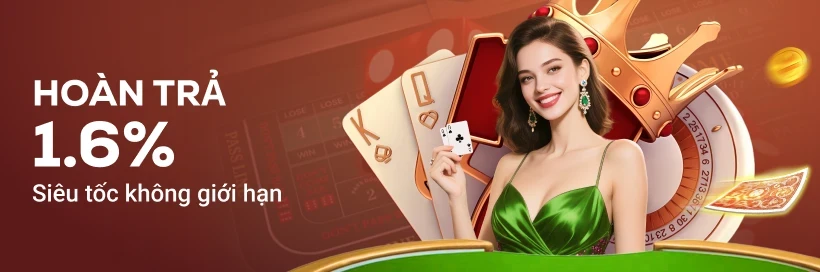Q88 Nhận Hoàn Trả Không Giới Hạn – Thể Thao, Live Casino & Game Lên Tới 1.6% Mỗi Ngày